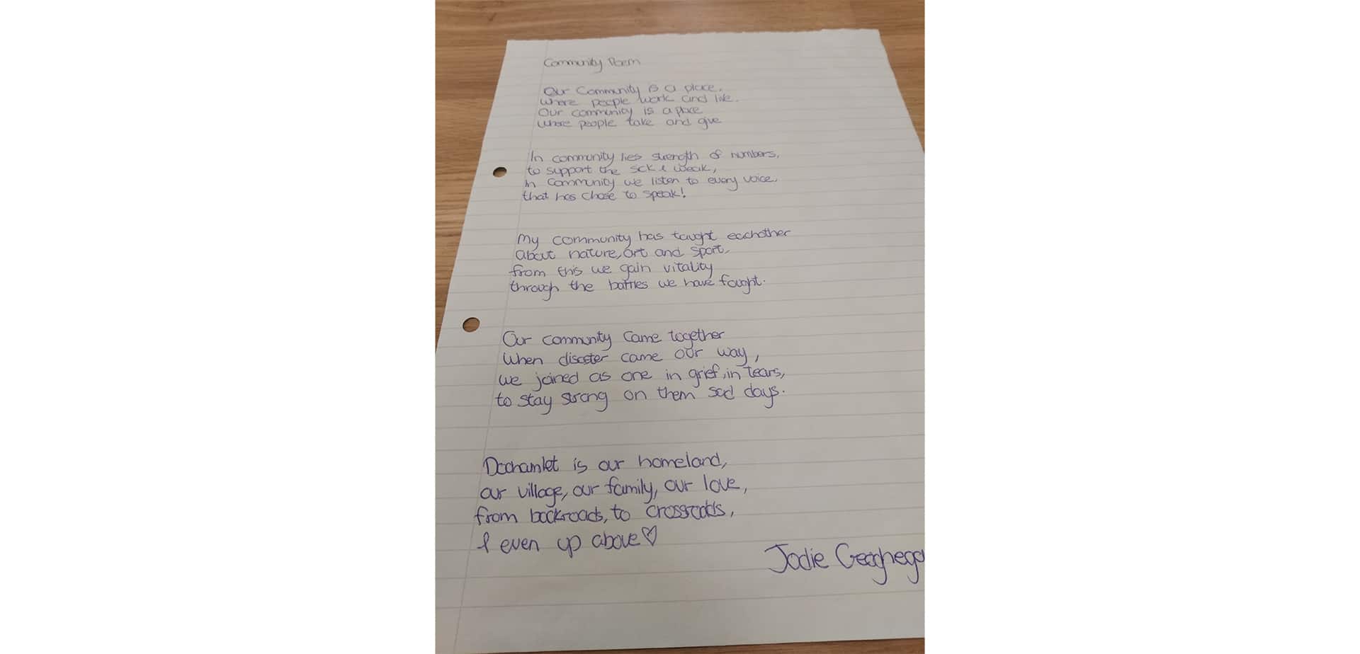 Jodie Geogan Poem